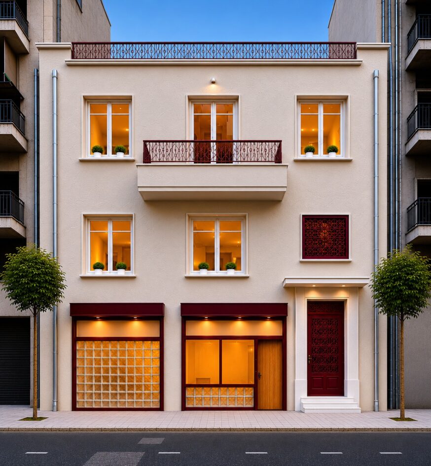 facade render